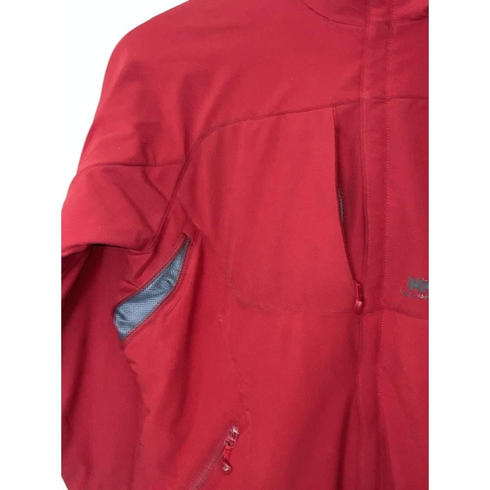 Helly Hansen Parka Jacket Men's XL Red Ski Outdoor Perfect Balance Winter Pocket